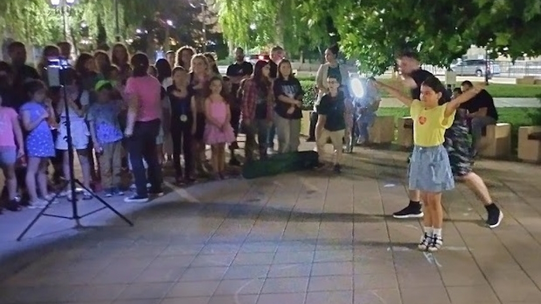 В Тетово се насладихме на преживяването  да видим приказните си герои, нарисувани със светлина